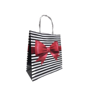 BOLSA FANTASIA 18x08x20 MOÑO ROJO